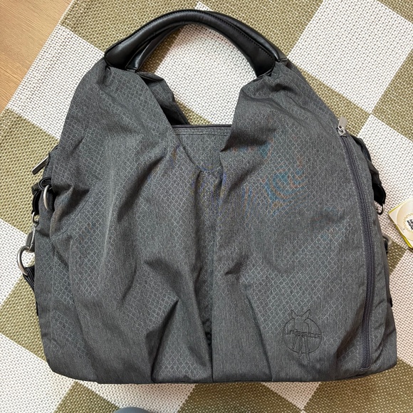Handbags - NWT Stylish grey diaper bag